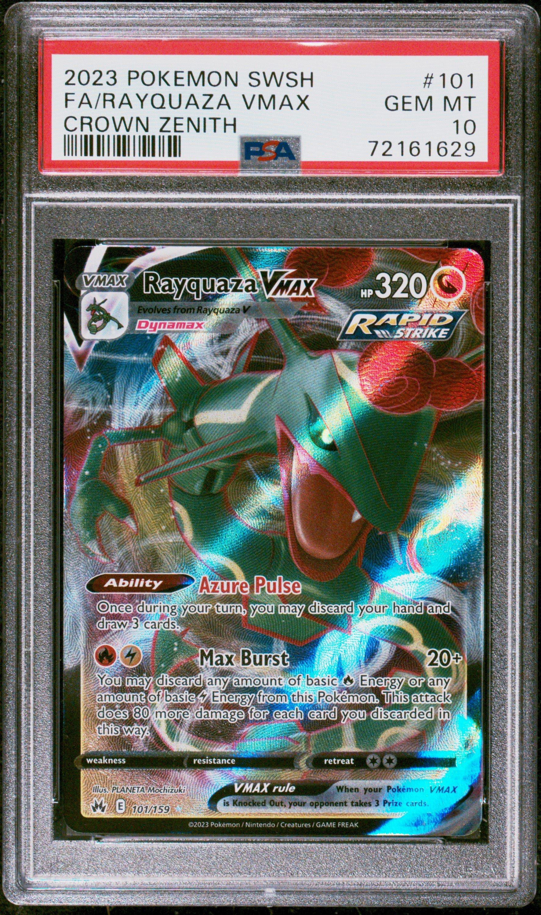 2023 Pokemon Sword And Shield Crown Zenith 101 Full Art/rayquaza
