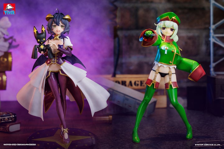 魔法少女にあこがれて』マジアベーゼ＆レオパルトのVivitフィギュア