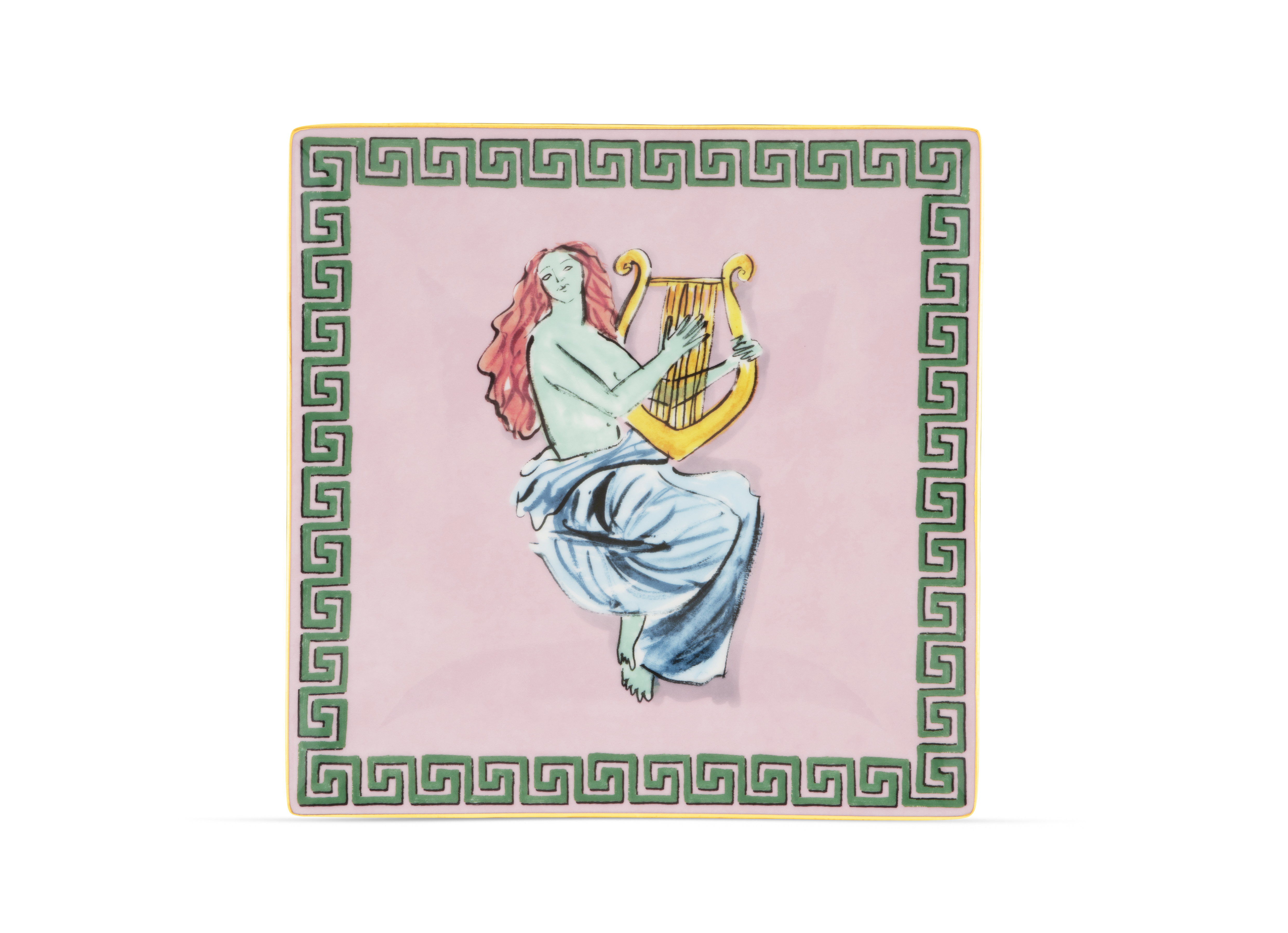 always maintaining a reference to the depths of the sea. A mermaid