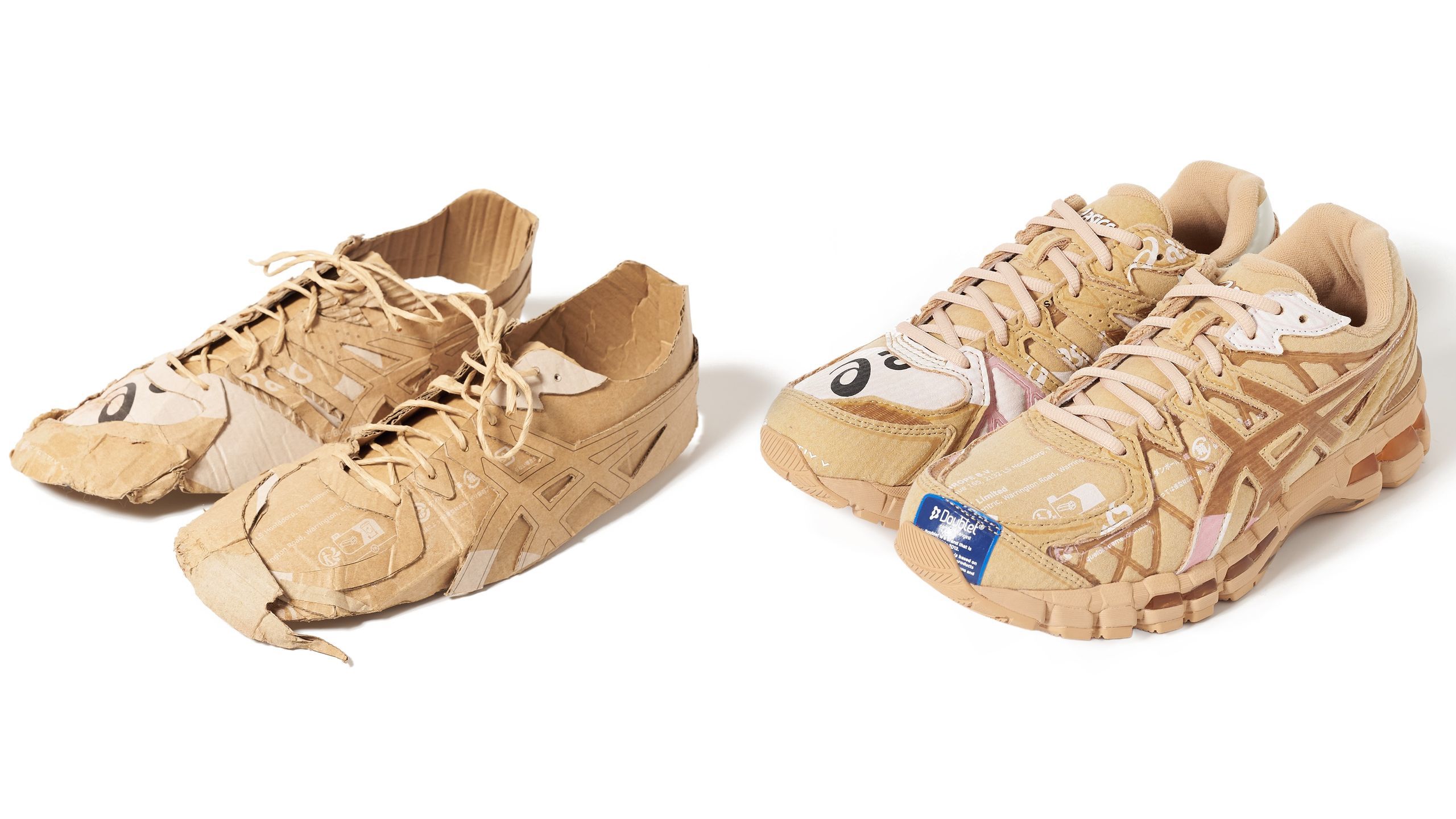 シューズボックスからインスパイア！ アシックスがダブレットと初の