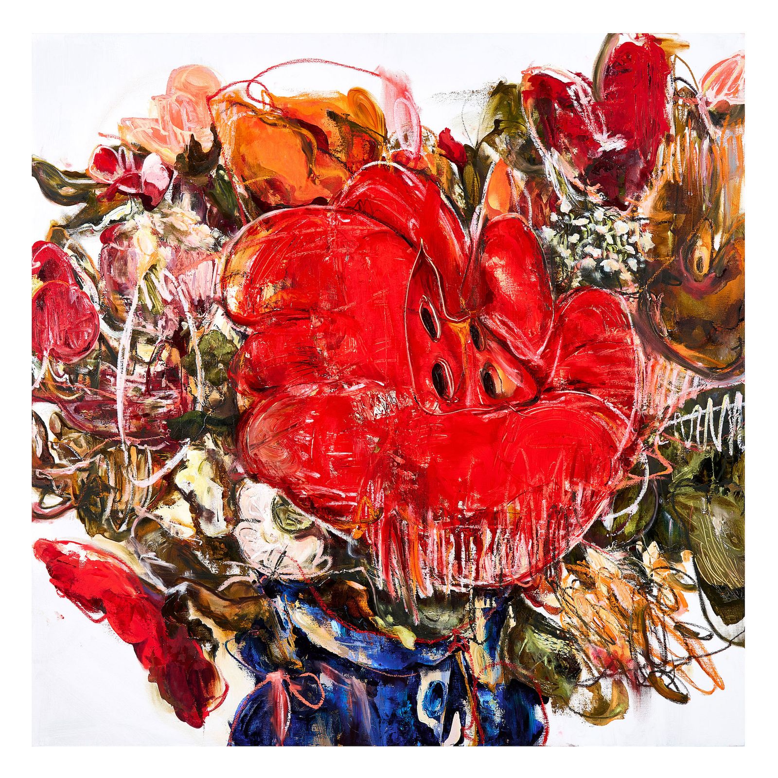 SHUN SUDOの油絵で描かれた花々が銀座に咲く──展覧会「Garden」が