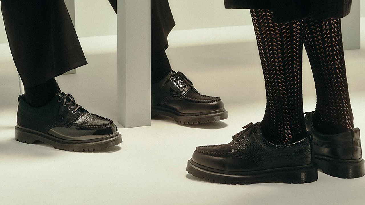 ビームスがドクターマーチンに6年ぶりの別注。クレイジーパターンの