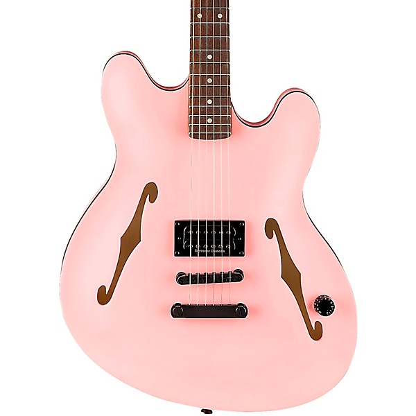 Fender Tom DeLonge Starcaster Electric Guitar Satin Shell Pink