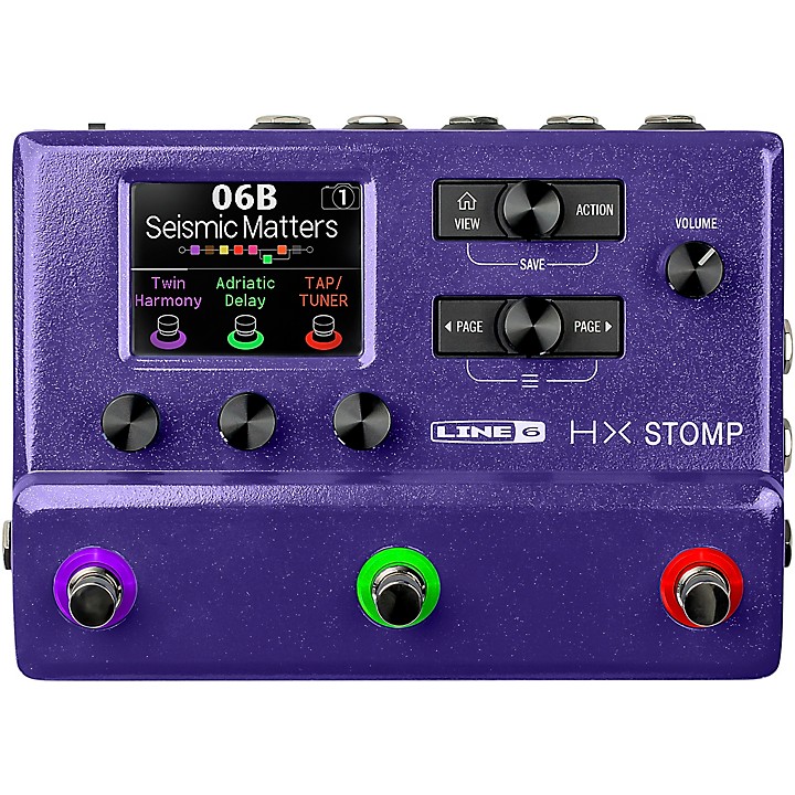 Line 6 HX Stomp Limited-Edition Multi-Effects Pedal Purple