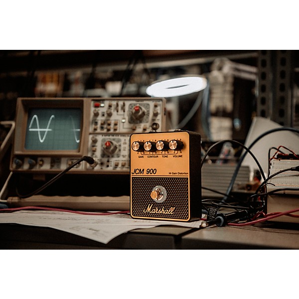 Marshall JCM900 Hi Gain Distortion Effects Pedal - Gold