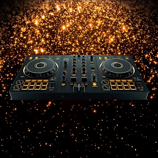 Open Box Pioneer DJ DDJ-FLX4-N 2-Channel DJ Controller - Gold