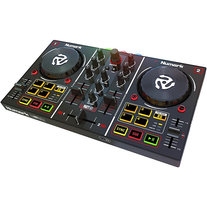 Open Box Numark Party Mix DJ Controller Regular 194744038693