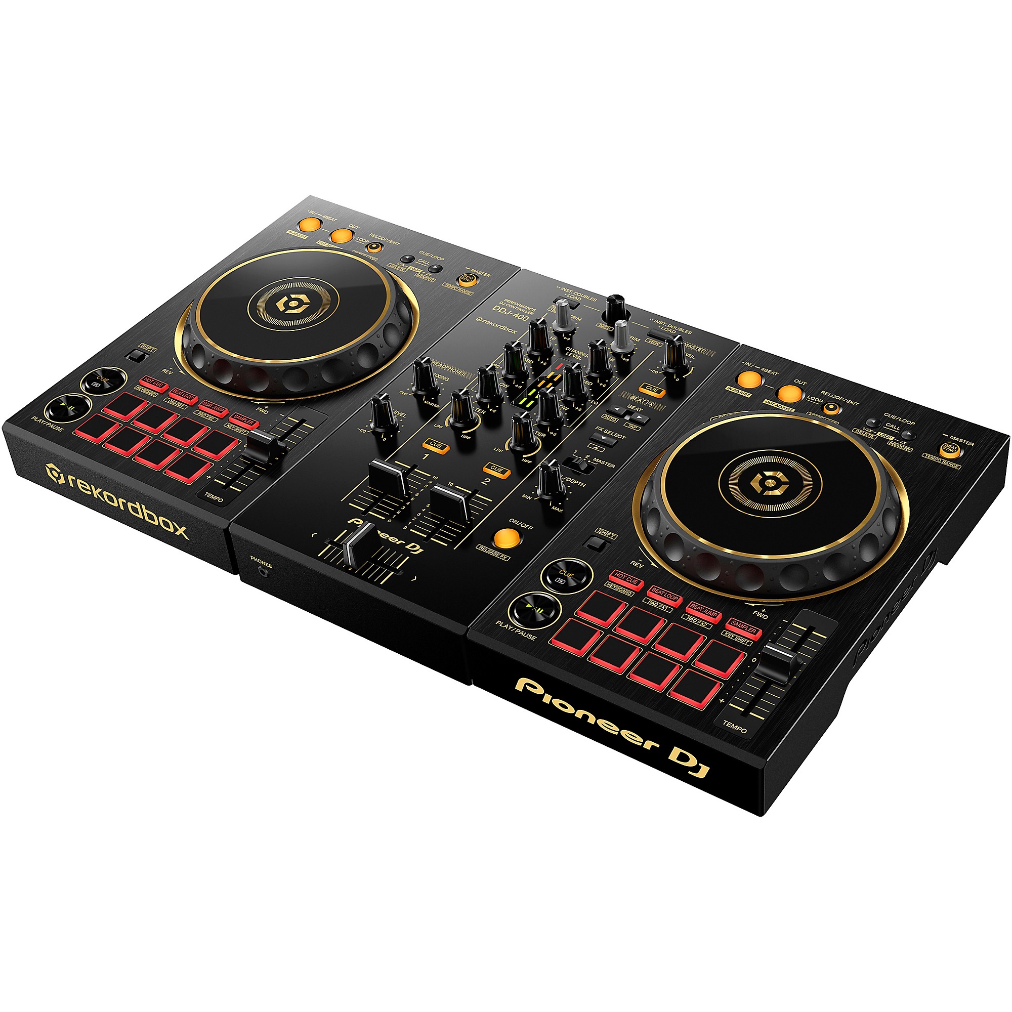 Pioneer DJ DDJ-400-N Limited Edition Gold 2-Channel DJ Controller