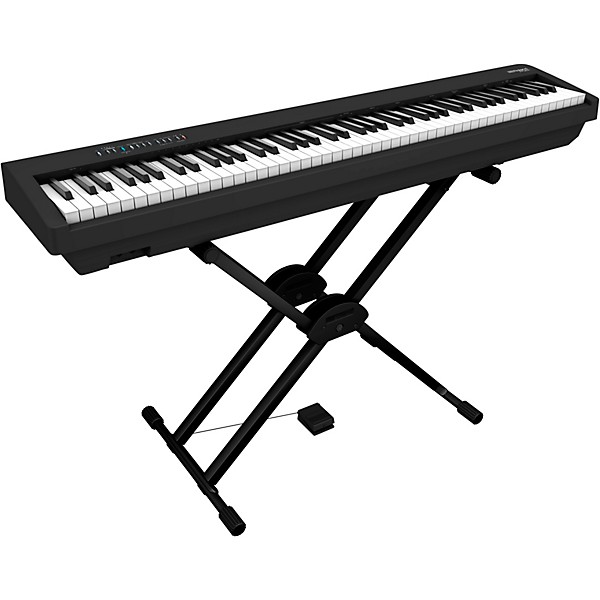 Roland FP-30X Digital Piano With Roland Double-Brace X-Stand and