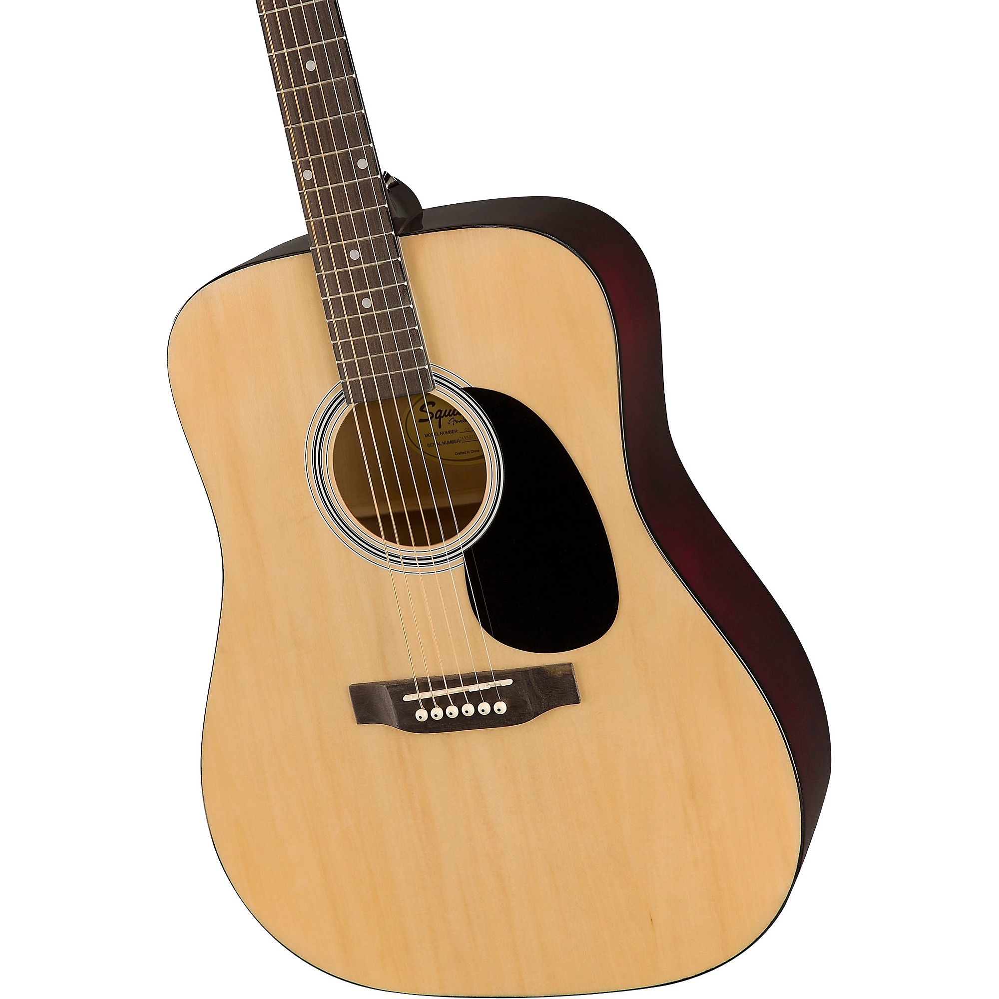 Open Box Squier SA-150 Dreadnought Acoustic Guitar Natural