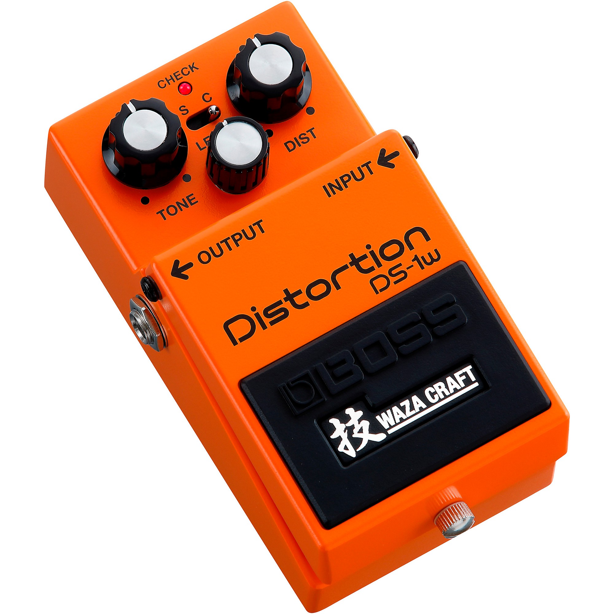 BOSS DS-1W Waza Craft Distortion Effects Pedal Orange | Guitar Center