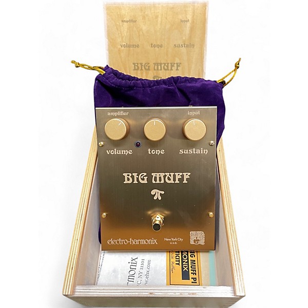 Used 2023 Electro-Harmonix Double Anniversary Big Muff PI Gold