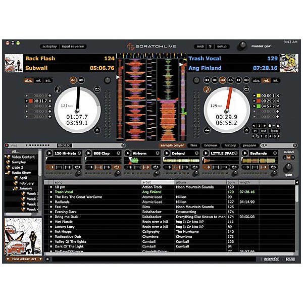 Denon DJ DN-HC1000S - Serato Scratch Live Sub Controller Black