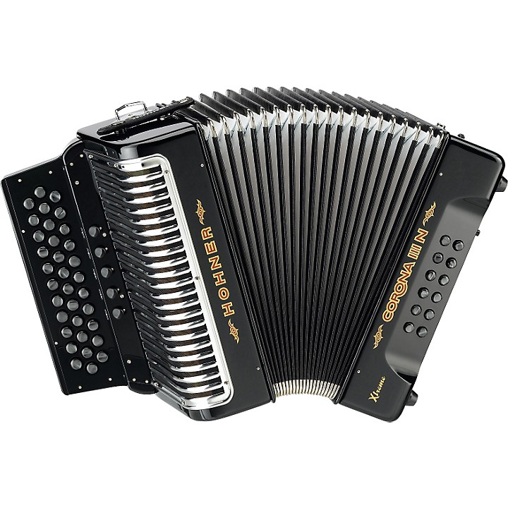 Hohner Corona IIIN Xtreme GCF Accordion Black | Guitar Center