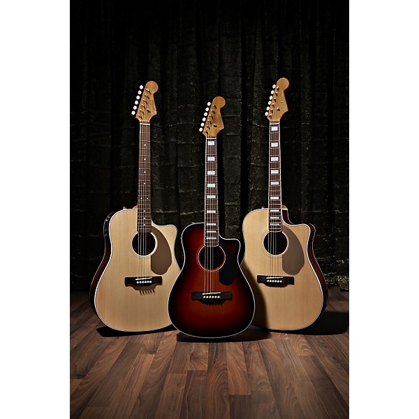 Open Box Fender Malibu SCE Acoustic-Electric Guitar 3-Color