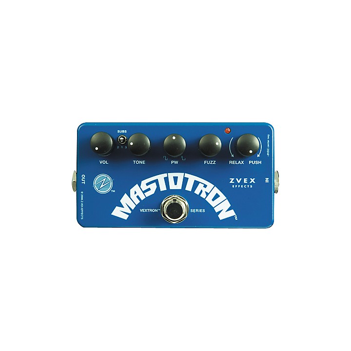 ZVEX Vextron Series Mastotron Fuzz Guitar Effects Pedal Blue