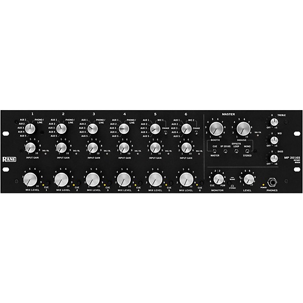 RANE MP 2016S 6-Channel Rotary Mixer | Guitar Center
