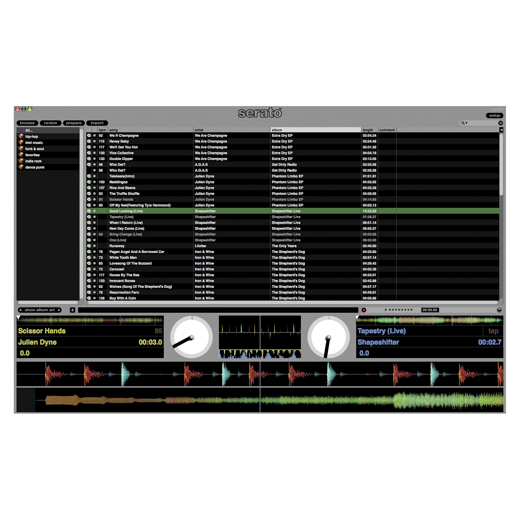 Restock Vestax VCI-300 DJ Controller with Serato ITCH Black