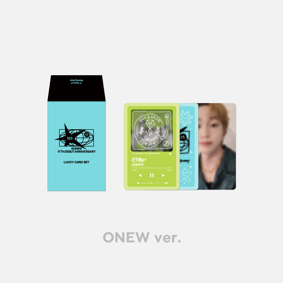 jp.ktown4u.com : SHINee - [17TH ANNIVERSARY MD] LUCKY CARD SET