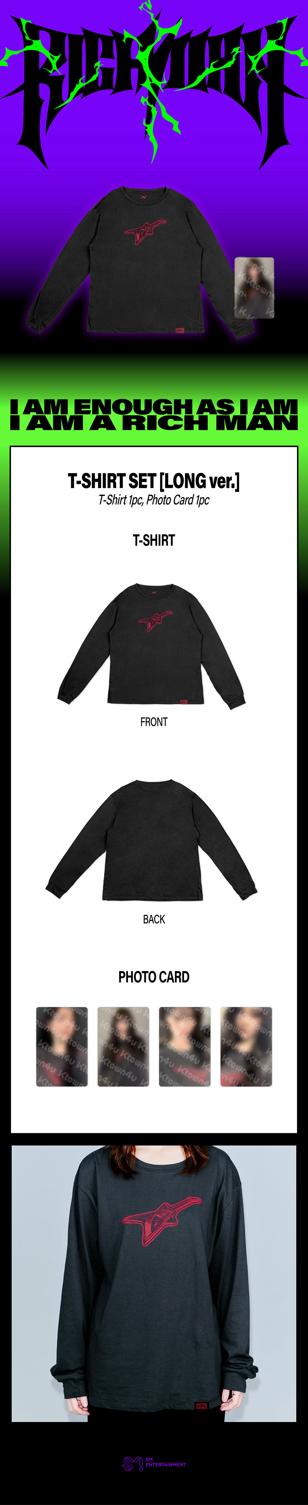 jp.ktown4u.com : aespa - [aespa WEEK - #Rich_Man MD] T-SHIRT SET