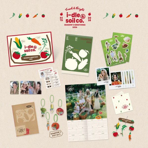 jp.ktown4u.com : (G)I-DLE - 2025 SEASON'S GREETINGS [Lovely Bakeshop]