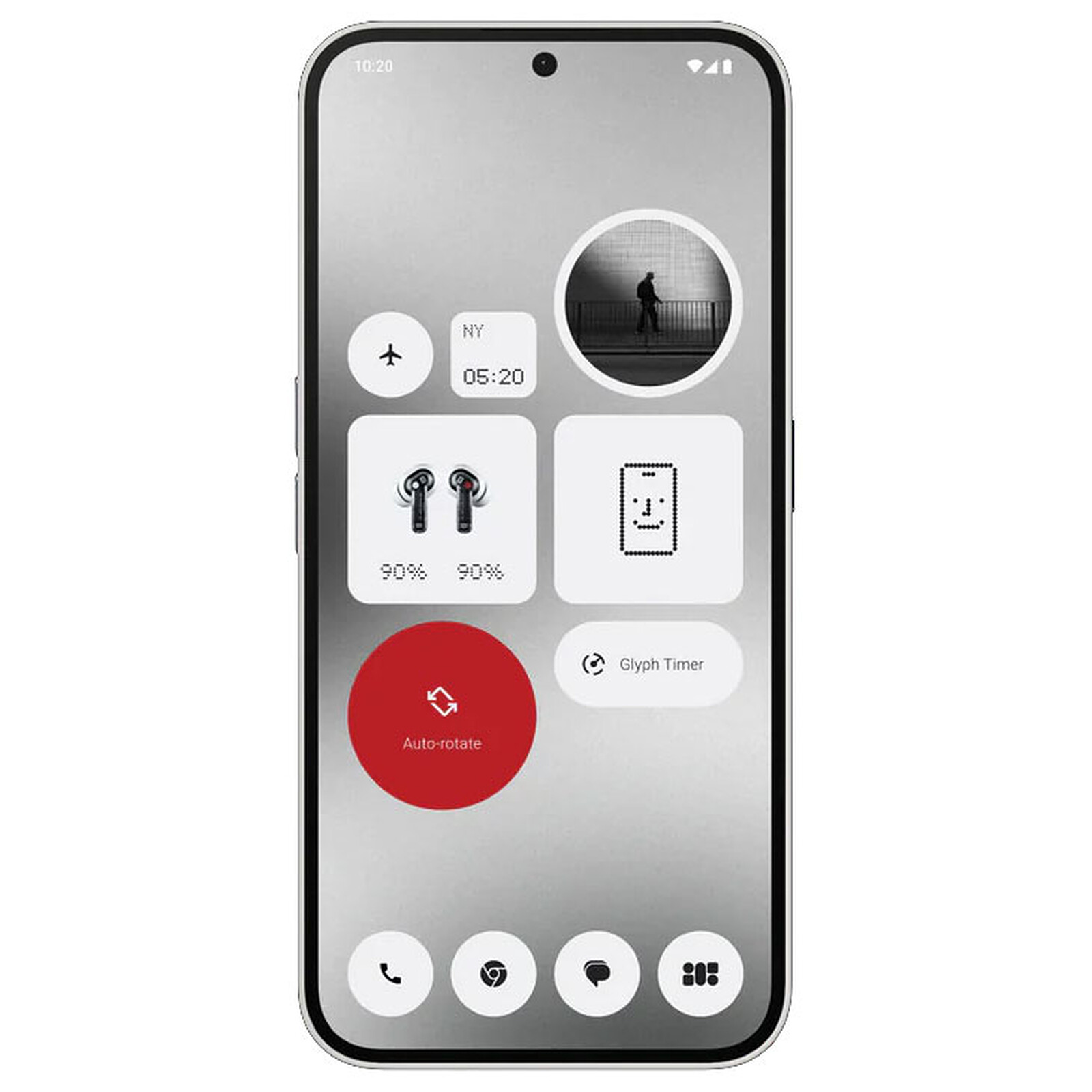 Nothing Phone (2a) (12 GB / 256 GB) White - Mobile phone