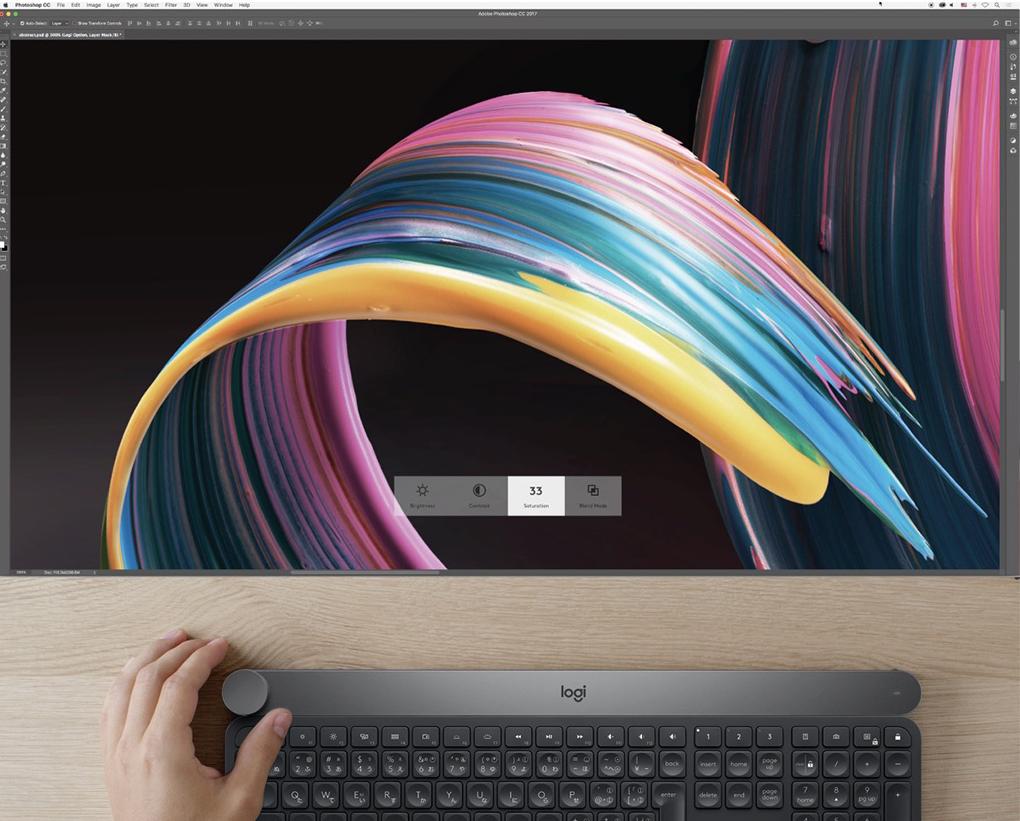 ダイヤルがクリエイティビティを刺激するロジクールのキーボード｢CRAFT