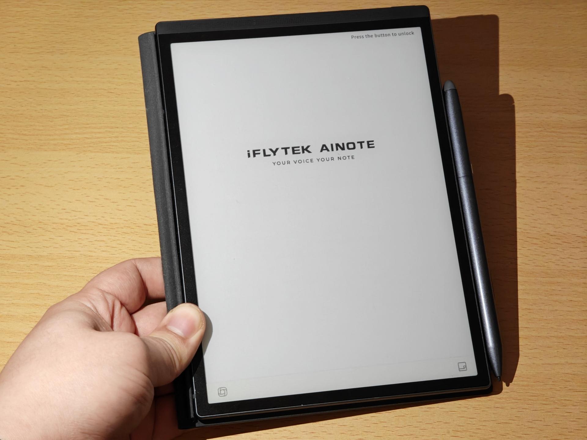iFLYTEK AINOTE Air2」レビュー：ChatGPT連携で手書きと音声の文字