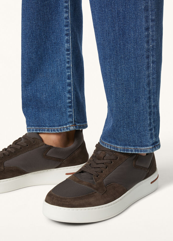 Newport Walk Sneaker Microfiber - Storm System® Black Sesame | Low