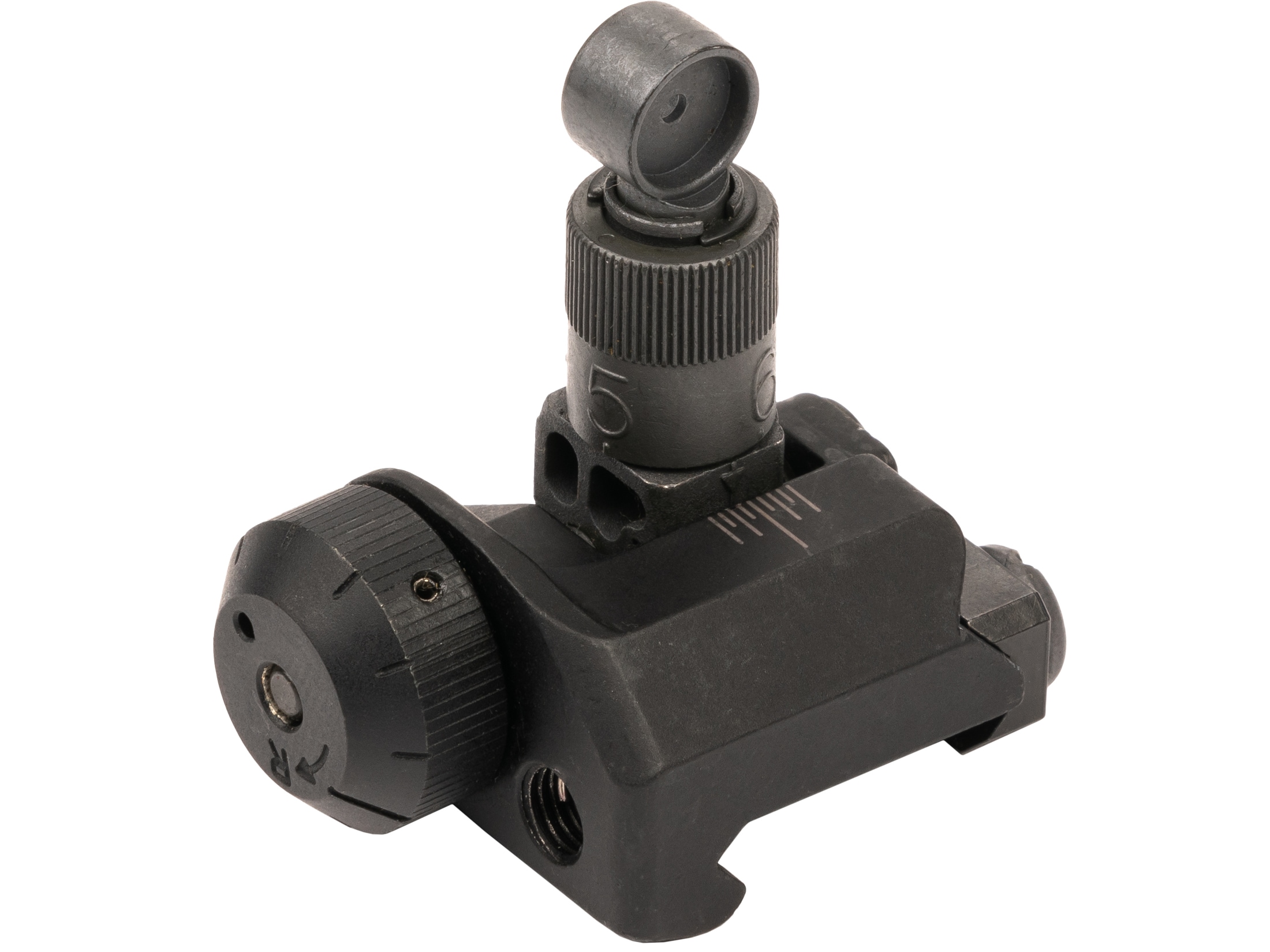 Knights Armament Flip-Up 600 Meter Rear Sight Steel Black