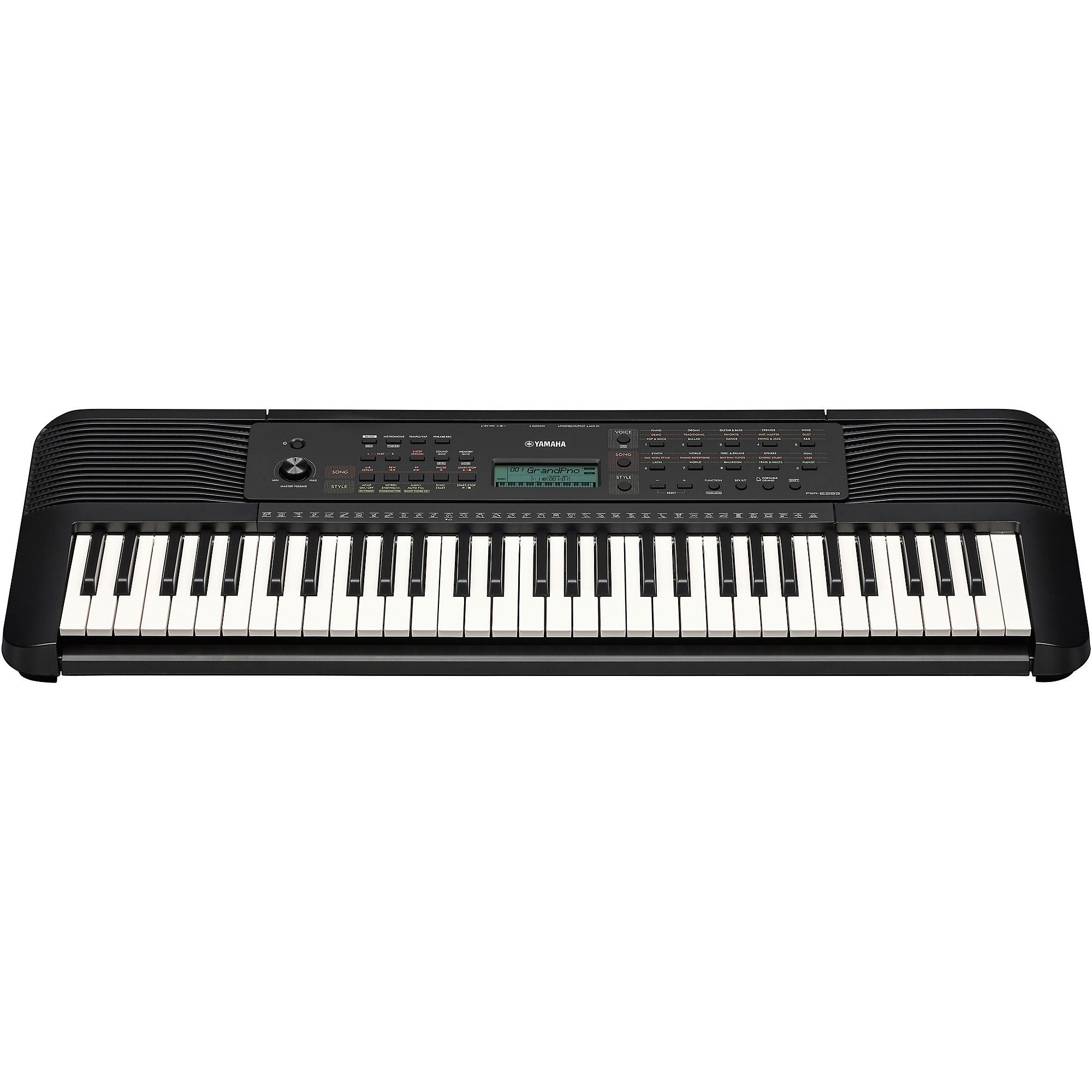 Yamaha PSR-E283 61-Key Portable Keyboard With Power Adapter