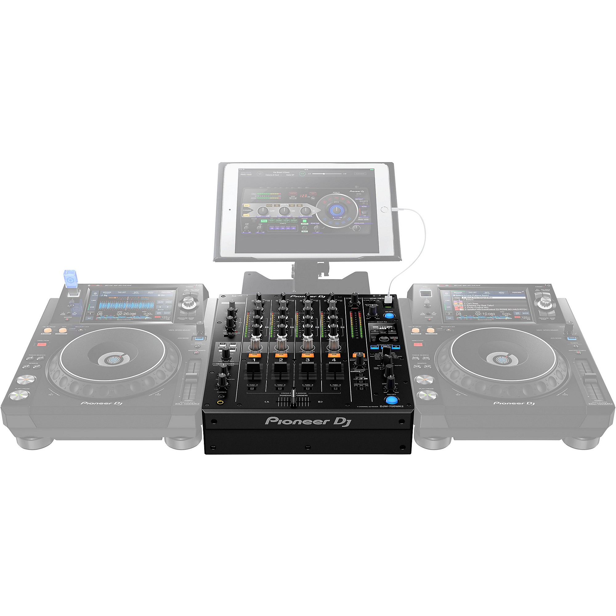 Pioneer DJ DJM-750MK2 4-Channel DJ Mixer With Effects and