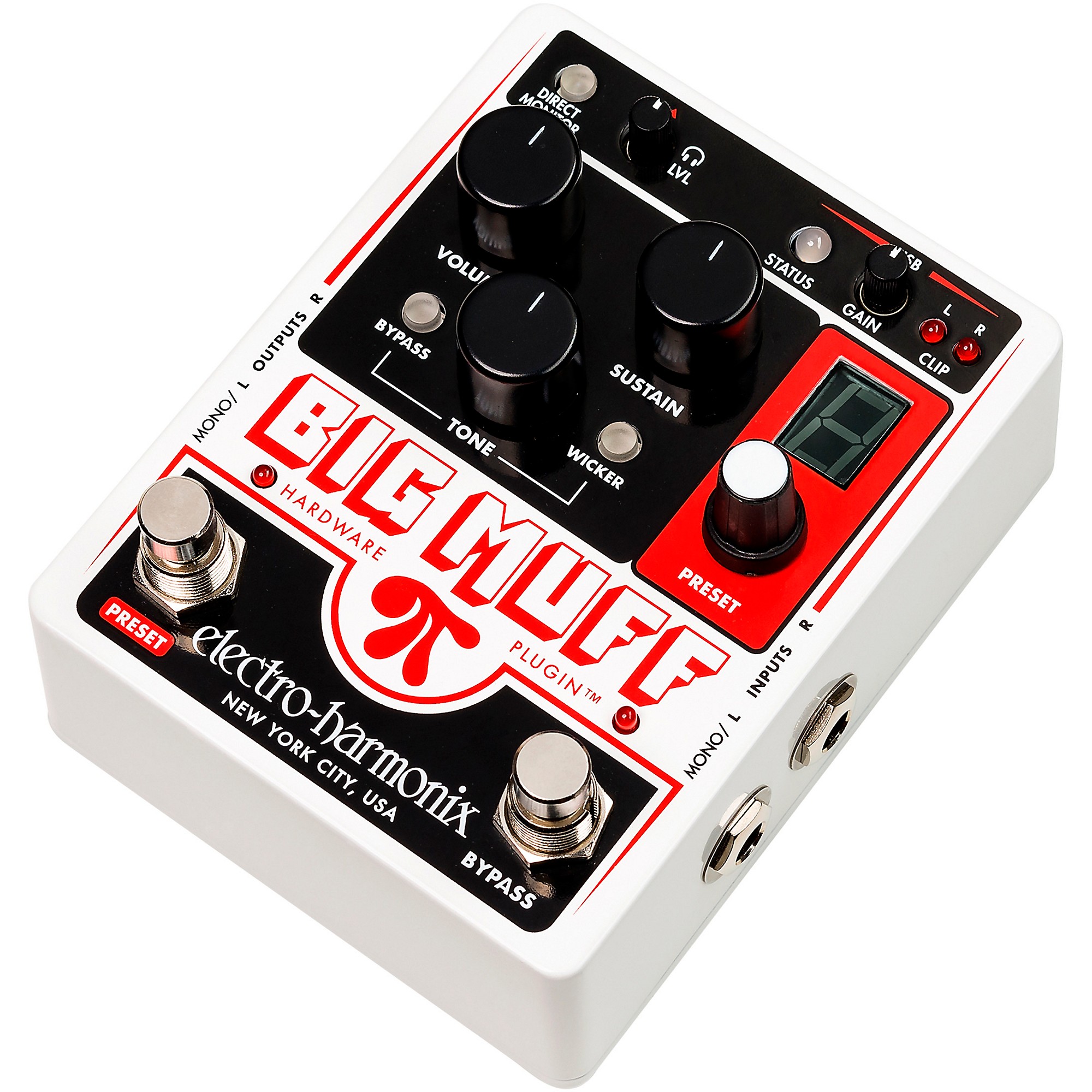 Electro-Harmonix Big Muff Pi Hardware Plug-in Harmonic Distortion