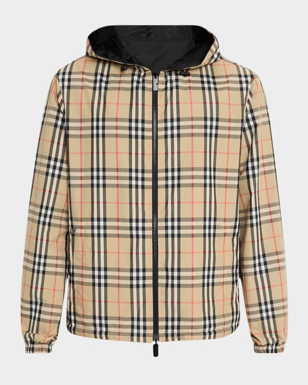 Burberry Men's Wool Military Bomber Jacket | Neiman Marcus