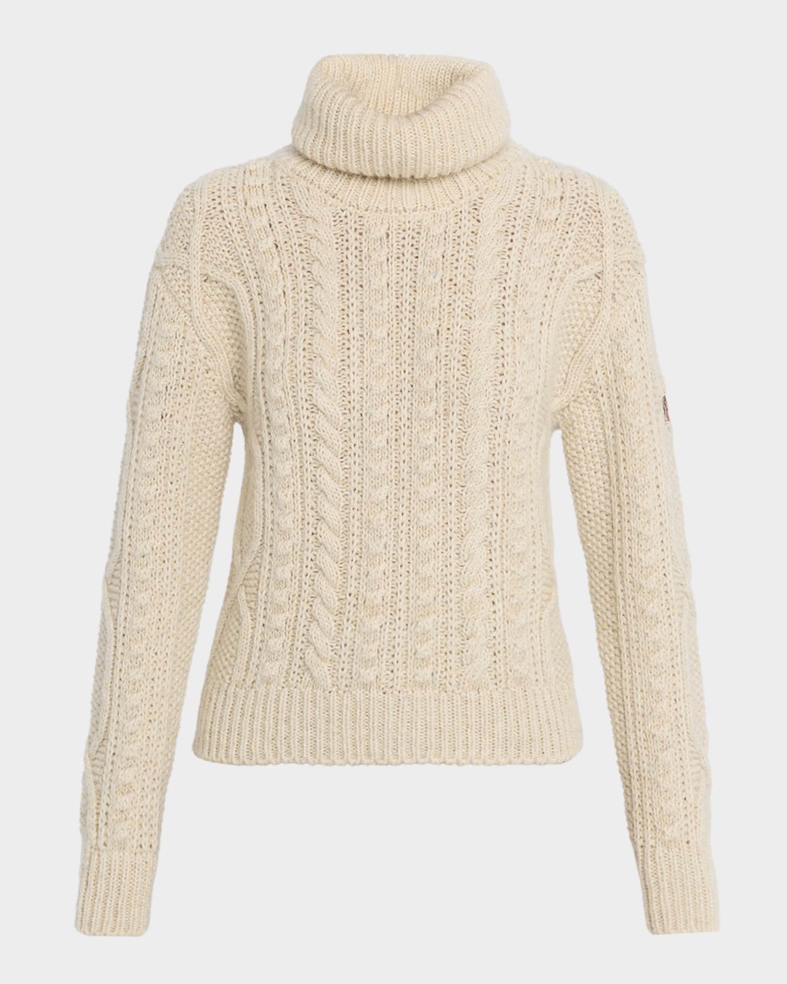 Moncler Grenoble Wool & Mohair Blend Turtleneck Sweater | Neiman