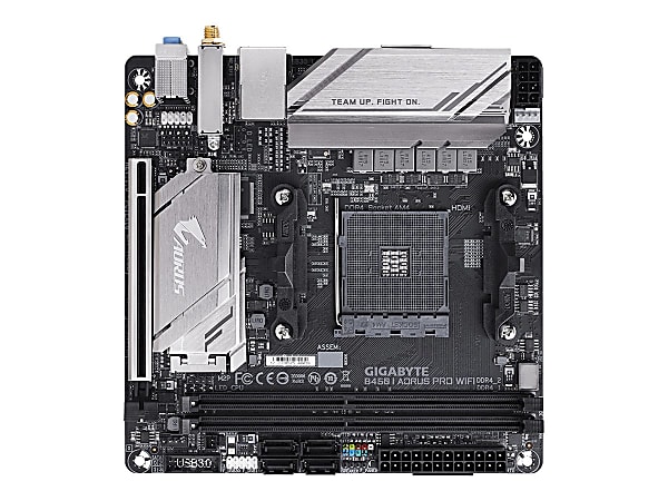 Gigabyte B450 I AORUS PRO WIFI 1.0 motherboard mini ITX Socket AM4