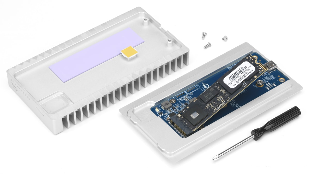 OWC Express 1M2 USB4 NVMe SSD Enclosure