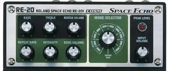 伝説のテープ・エコーをシミュレートしたギター用エフェクター BOSS RE-20