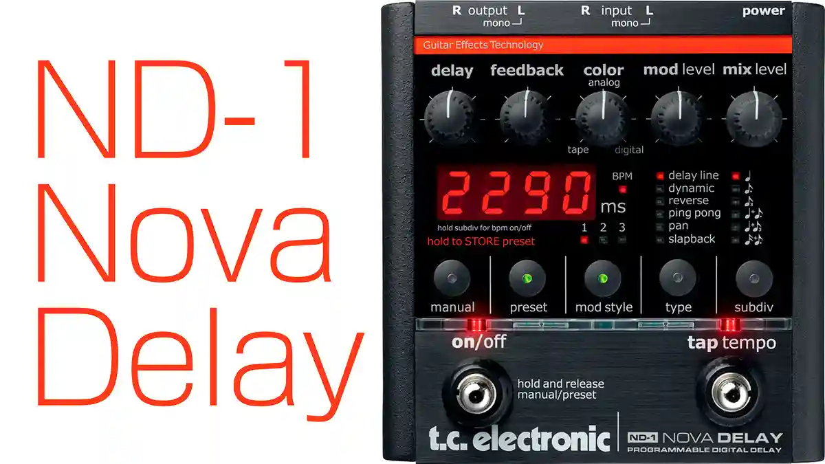 極上の空間系エフェクター。ギター用のおすすめデジタルディレイ Nova