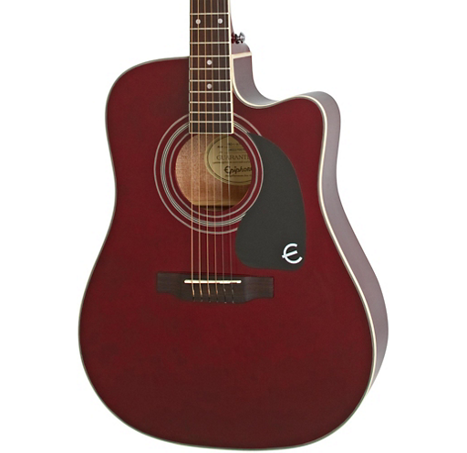Epiphone PRO-1 Ultra Acoustic-Electric Guitar - Wine Red - Factory