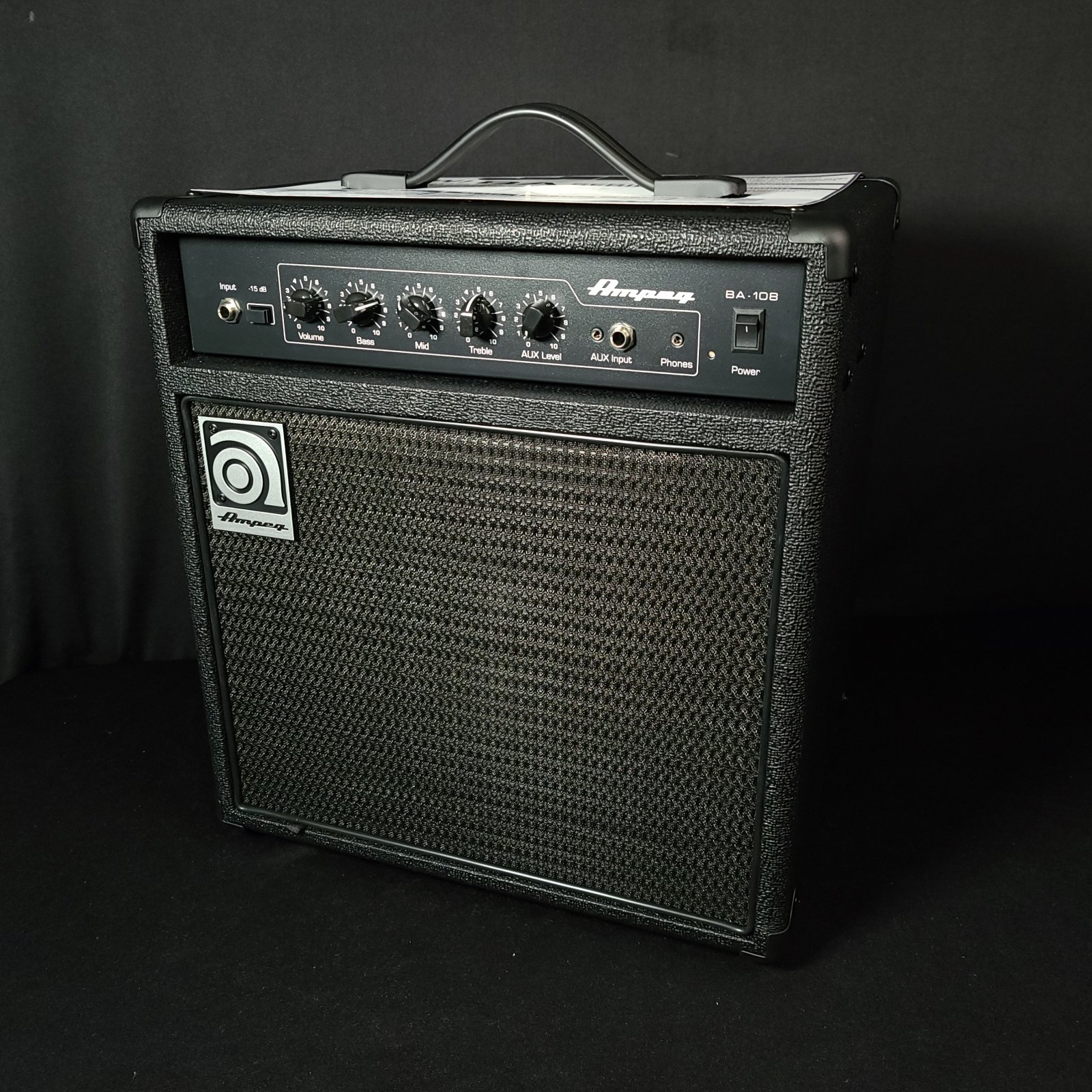 Ampeg BA-108 V2 20 Watt Bass Combo Amp - 614252307628