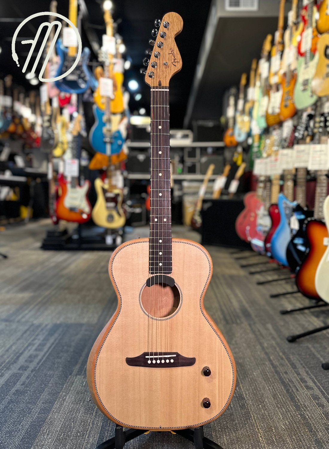 Fender Highway Series Parlor, Rosewood Fingerboard, Natural w