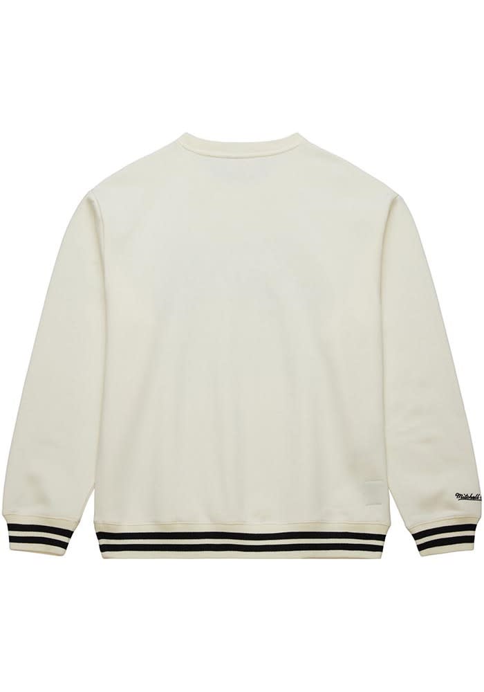 Mitchell and Ness Philadelphia 76ers Mens CREAM Heritage Fleece