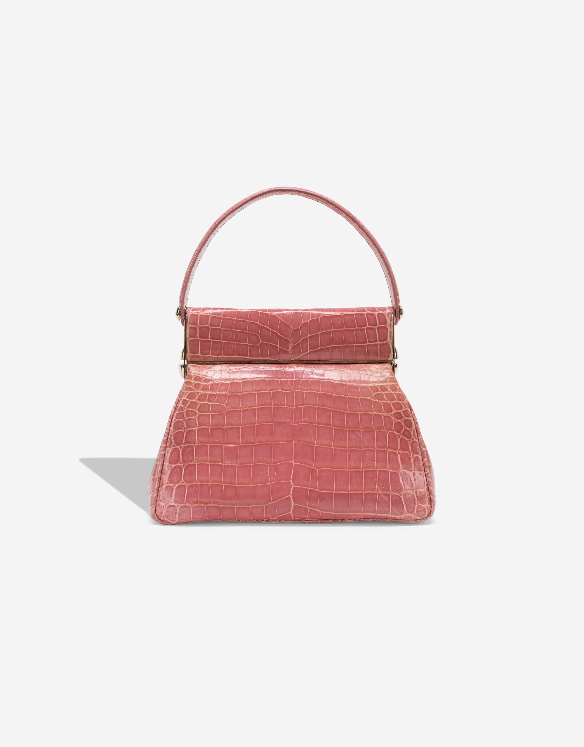 Dior Babe Niloticus Crocodile Pink Handbag | SACLÀB