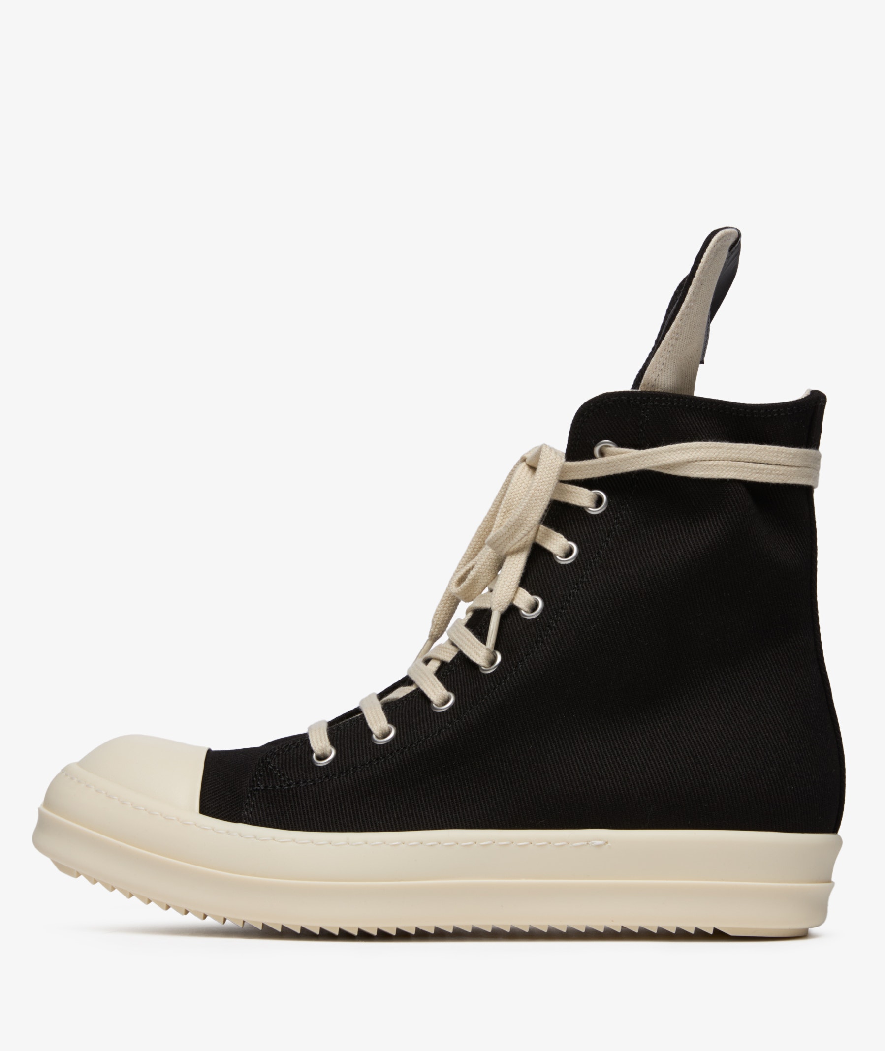 Rick Owens DRKSHDW Denim Sneakers | Black | SVD USA