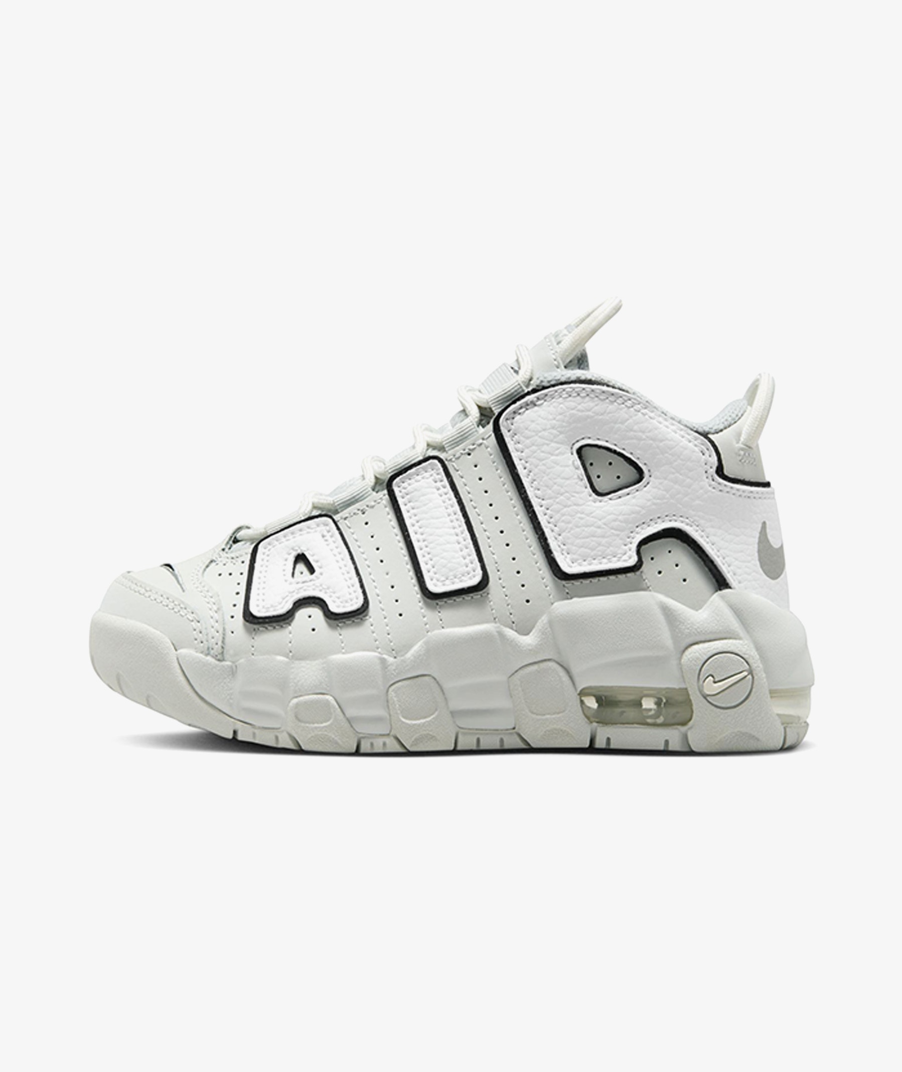 Nike Kid's Air More Uptempo (PS) in Bianco | SVD