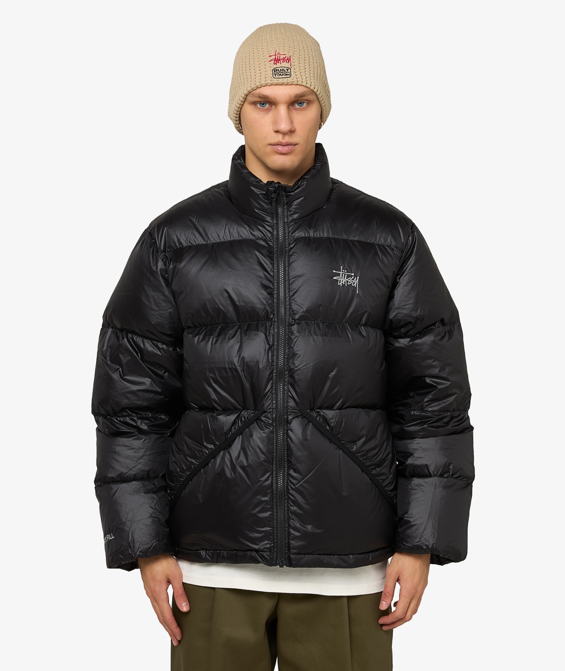 Stüssy Micro Ripstop Down Jacket | Jet Black | SVD USA