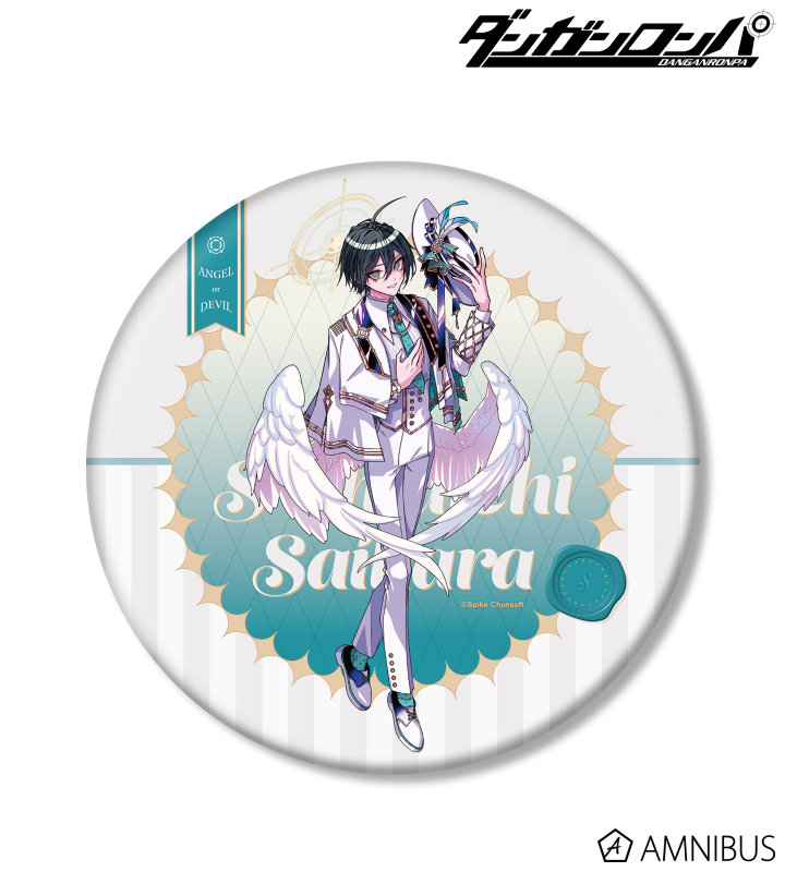 めつぶしあんこさんイラスト 苗木 誠 天使と悪魔ver. BIG缶バッジ（全9