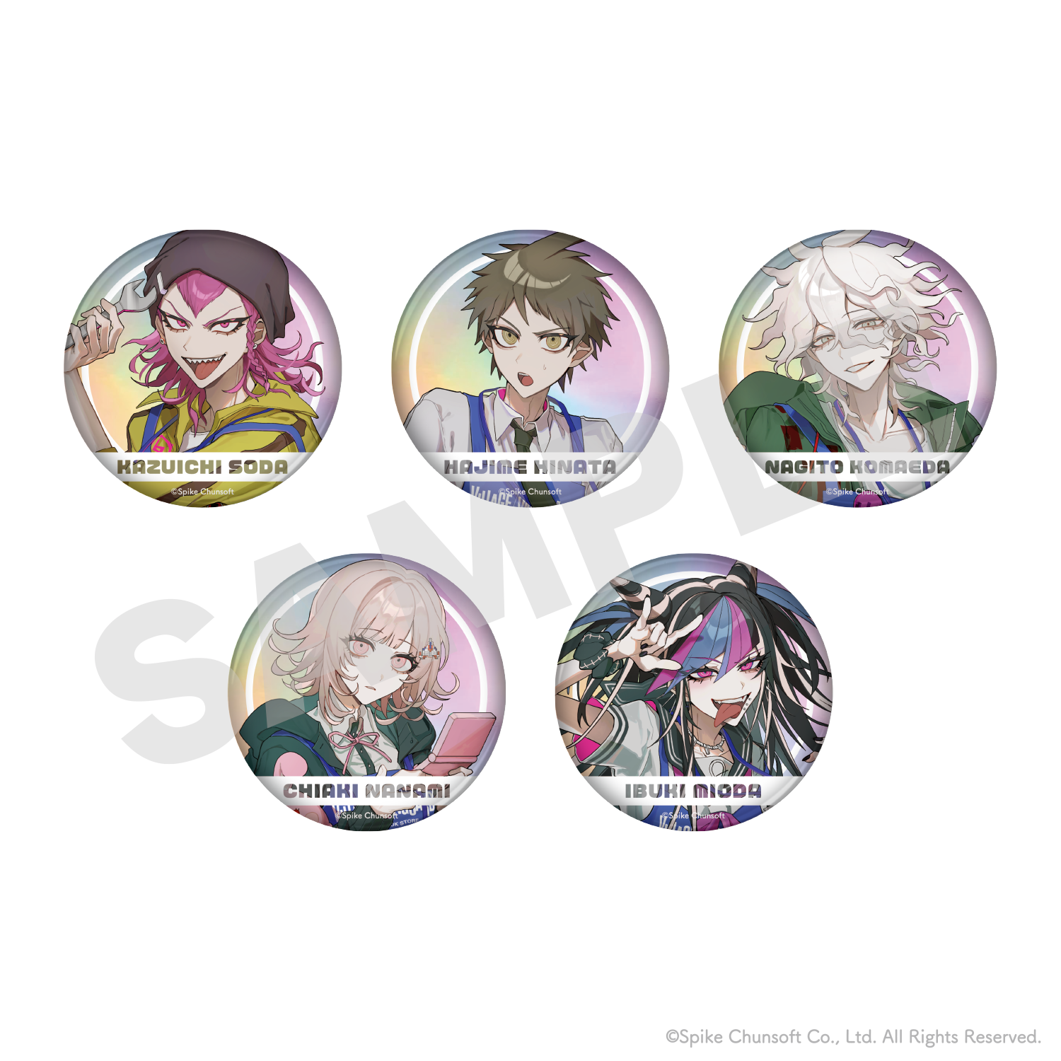 トレーディングオーロラ缶バッジ＜等身＞ 全5種 | 株式会社スパイク