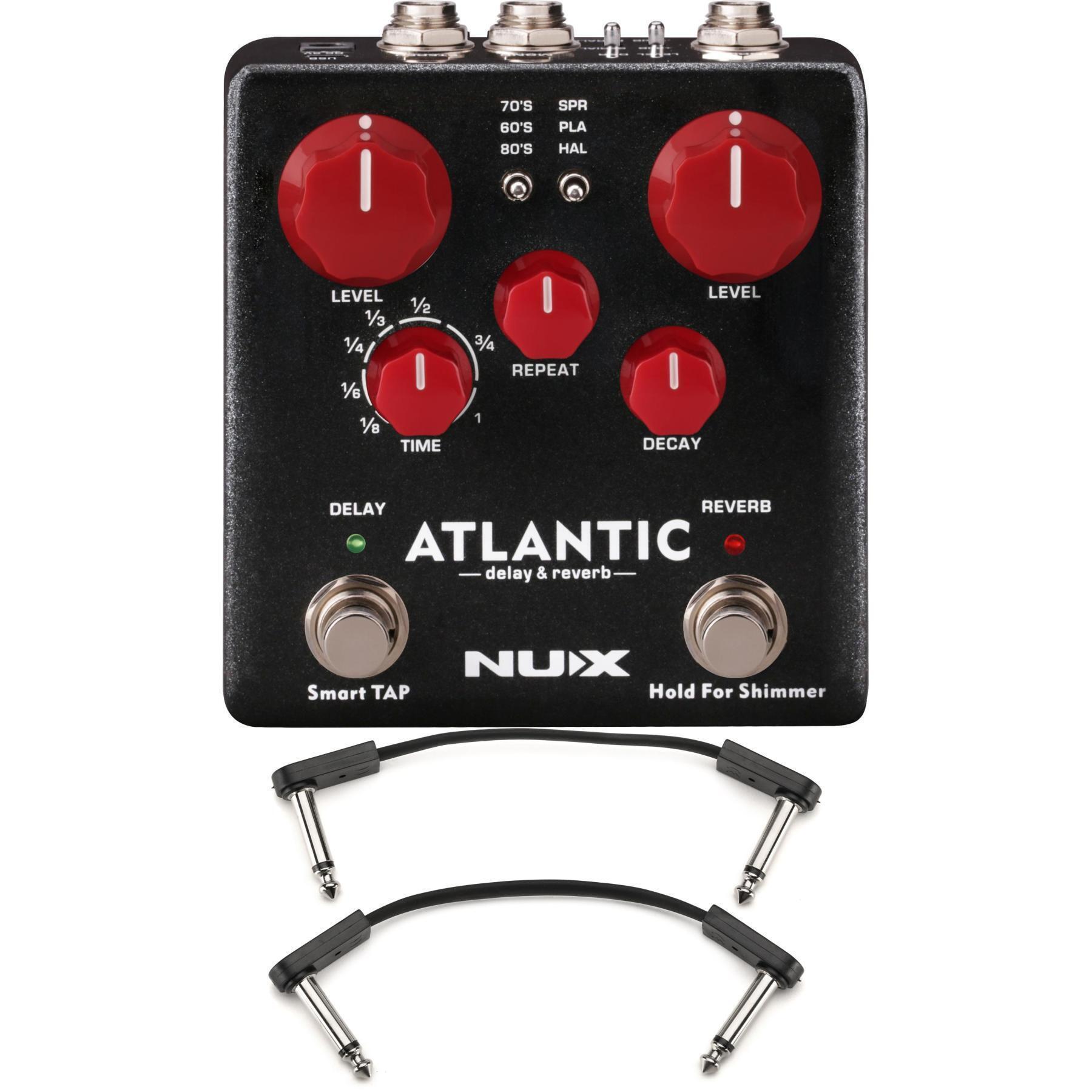 NUX Atlantic Delay & Reverb Pedal | Sweetwater